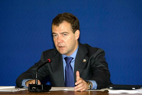 Президент Дмитрий Медведев посетил Форум Селигер 2010. 